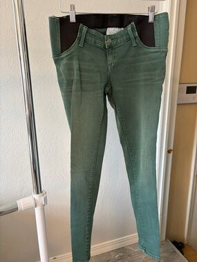 Isabel Maternity by Ingrid & Isabel Olive Green Skinny Jeans